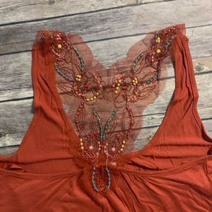 American Rag Cie Gorgeous Bead Detail Tank Top
